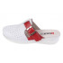 Odpružená zdravotná obuv MED21 - Biela s červenou
